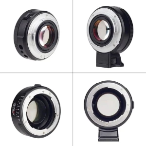 VILTROX NF-E Mount Manual Focus F Mount Lens Adapter Telecompressor Focal Reducer Speed Booster for Sony NEX-F3/N3/3/C3/5/5C/5D/