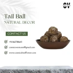Vintage Hand Crafted Hand Tied Natural Tail Ball For Office Home Decoration Piece Accessories