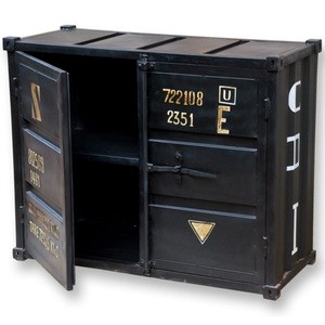 Vintage Industrial Container Style Sideboard Jodhpur Antique Style Container Sideboard