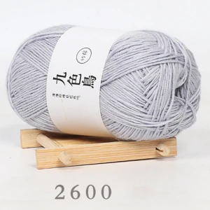 Viscose  dyed acrylic wholesale hand knitting cover big cotton yarns knit bamboo fiber yarn