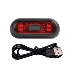 Voiture Universal USB rechargeable motorcycle helmet LED light electric scooter helmet light