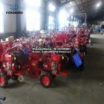 Walking behind diesel engine high efficiency corn harvest machine