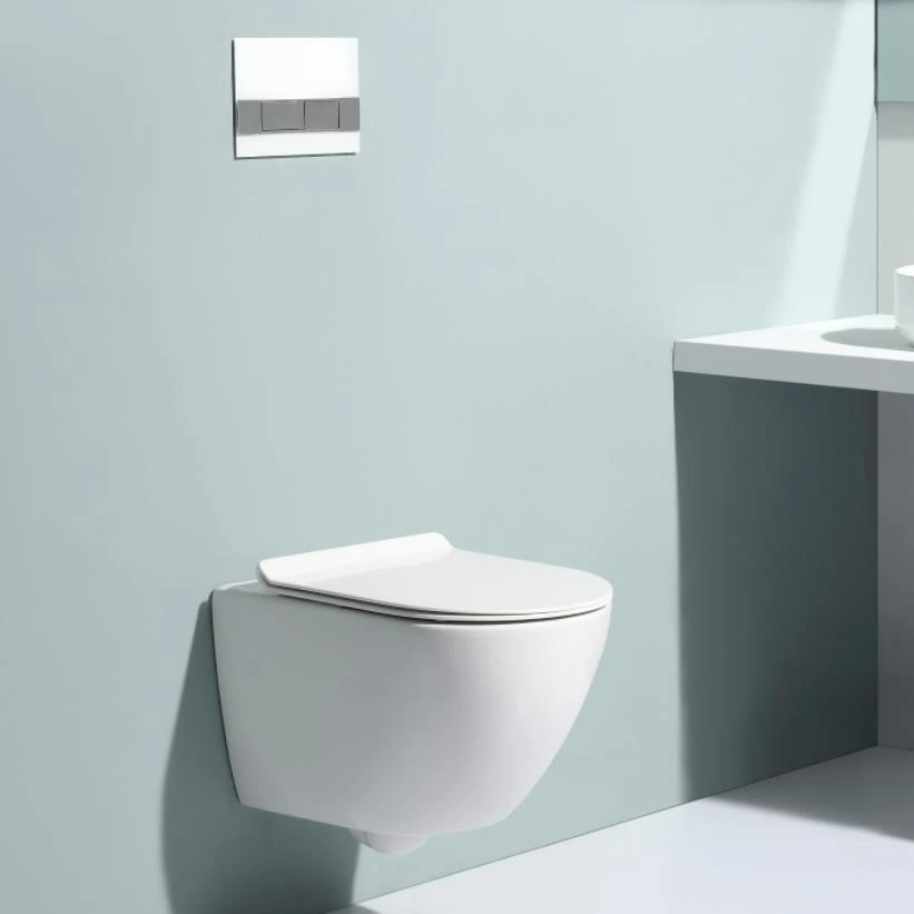 wall hung toilet european p trap round ceramic rimless wall mounted toilet