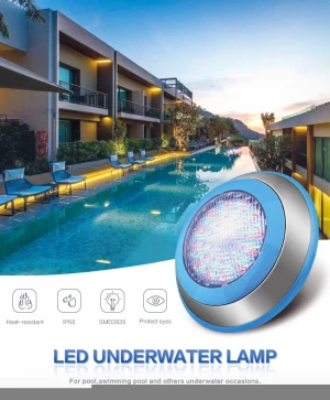 Wall-mounted swimming pool light  Swimming Pool Light IP68 Led Surface Mounted Pool Light