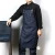 Import Washed Denim Apron With Leather Strap Unisex Adjustable Denim  Barber bbq Kitchen cafe Apron With Pockets from China