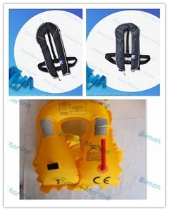 Water Safety Products CE Gas Cylinder Automatic Inflatable Life Jacket Price