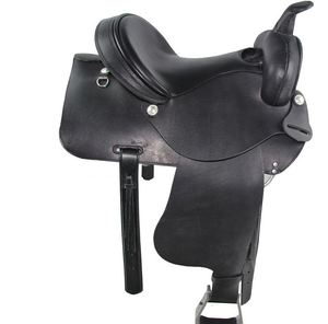 Western horse riding saddle , made of genuine leather, different size and color for choice