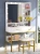 Import White Double Drawer Multi-Compartment Space With Square Mirror And Stool Dressing Table from China