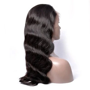Wholesale 130% 180% Density Lace Wig , Cuticle Aligned hair Lace Front Wigs , Virgin Brazilian Human Hair Full Lace Wig