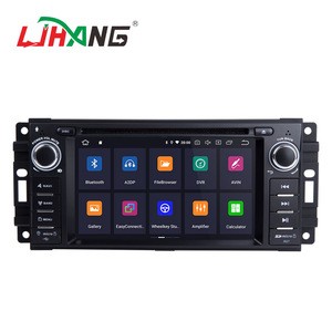 Wholesale Android 9.0 GPS navigation system for Jeep commander with AUX FM AM Steering wheel control function