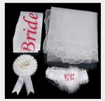 Wholesale Bride To Be Hen Party Decorations Bride Sash Bridal Veil  Bachelorette Party Supplier