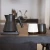 Wholesale cheap simple design home goods drinkware black ceramic coffee tea cup