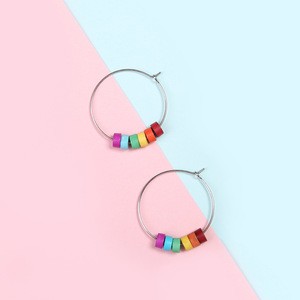 Wholesale Colorful 2020 Fashion Hoop Earrings for Women
