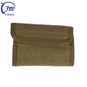 Wholesale Custom Durable Waterproof Nylon Canvas Men&#x27;s Card Holder Army Military Tactical Purse Case Wallet