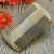 Import wholesale custom private label logo double sided wooden beard comb wood moustache comb Green sandalwood lice comb in Shandong from China
