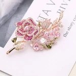 Wholesale customized women's floral design brooch jewelry brooch
