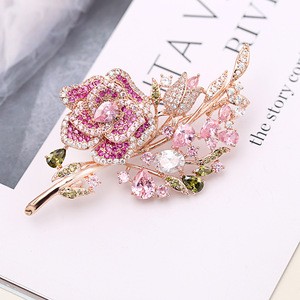 Wholesale customized women&#39;s floral design brooch jewelry brooch