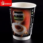 Wholesale double wall tea or coffee paper cups with many sizes