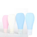 Wholesale empty plastic bottle travel kit Silicone Travel Refillable Bottle