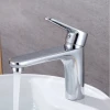 Wholesale fashion design chrome single handle bathroom faucet