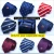 Import Wholesale Handmade Custom Embroidery Logo Polyester Necktie Plain Black Skinny Ties from China