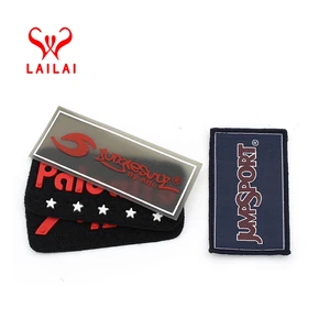 Wholesale Hot Selling Garment Accessories  Machine Custom Brand Logo Embroidered Badges Textile Self-adhesive Embroidery Patches