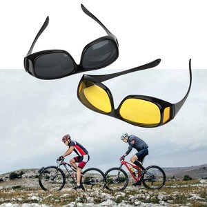 Wholesale Hot Selling Men Women Sport Sunglasses Night Vision Driving Glasses HD Glasses With Box