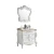 Import Wholesale Luxury Oem Design  Hotel Furniture Mdf Led  Floor Mounted Modern Bathroom Vanity Cabinet Set from China