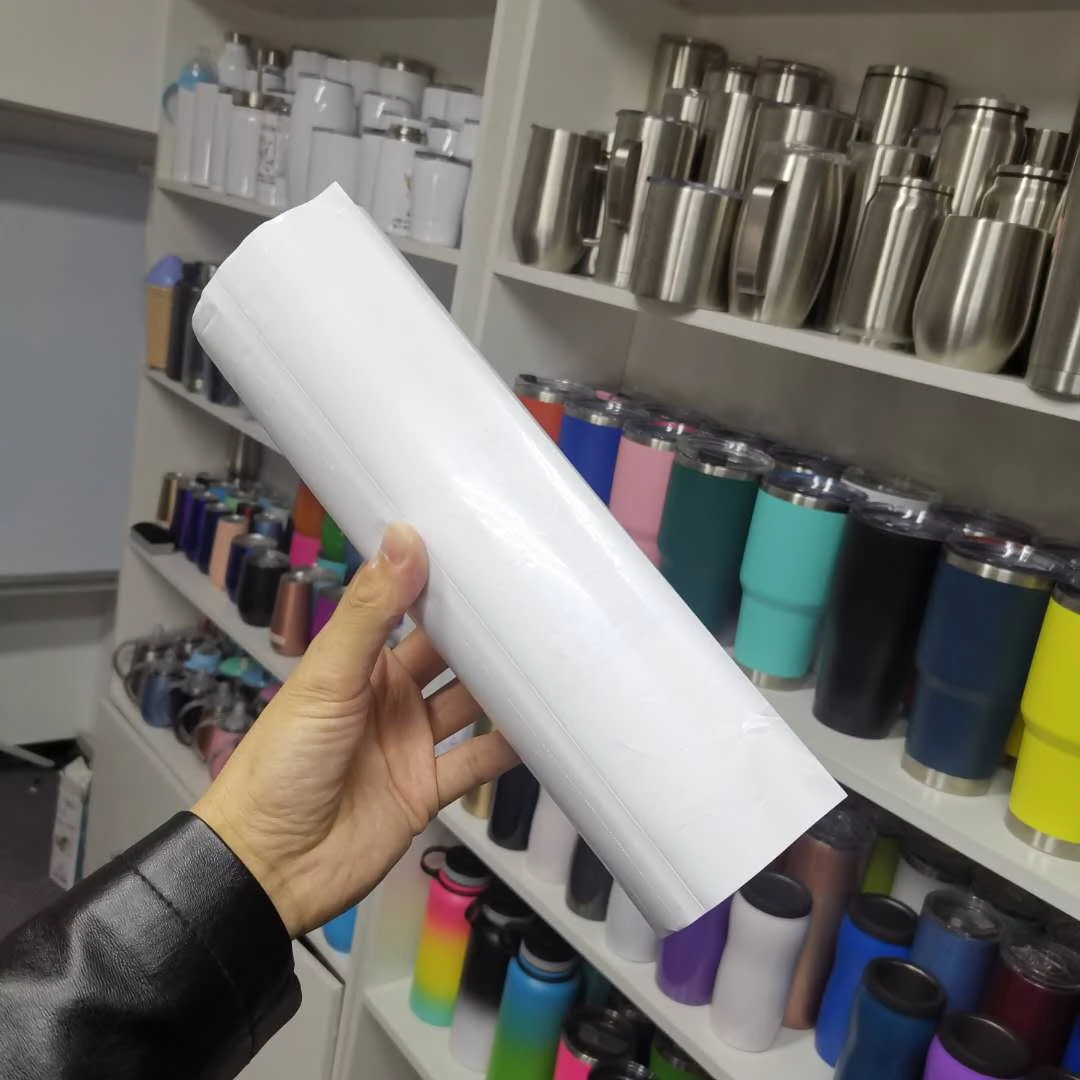 wholesale oven sublimation shrink wrap shrink wrap film shrink wrap bags and Rubber for 20oz sublimation straight tumbler