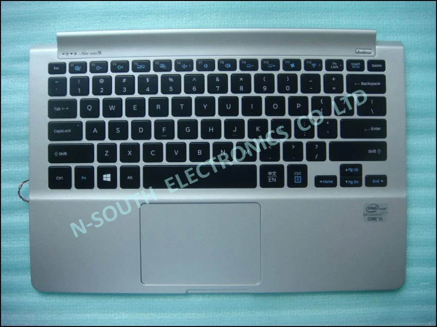 Wholesale price laptop keyboard with palmrest for samsung np90x3b np900x3d ba61-01803 US version