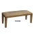 Import Wholesale Rectangle Upholstered Stool Ottoman Vintage Rustic Birch Solid Wood Bench from China