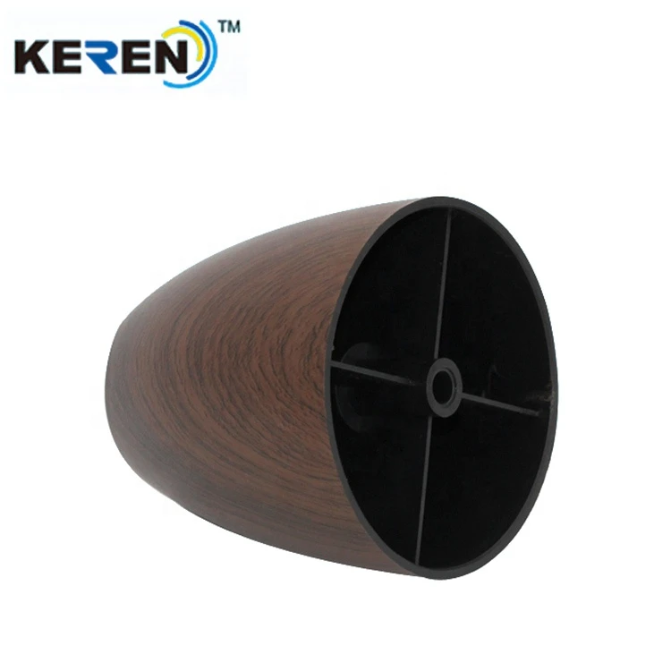 Wholesale Round Decorative Wooden Surface Furniture Legs Plastic Sofa Coffee Table Legs