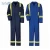 Import Wholesale safety uniform for workers Black flame retardant overalls from China