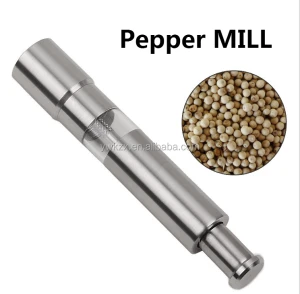 Wholesale stainless steel manual spice factory pepper grinder kitchen tools
