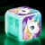 Import Wholesale Stock Unicorn colorful Square digital alarm clock for kids from China
