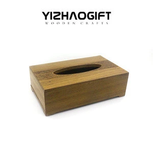 wholesale Wooden Tissue box wooden Tissue Storage box