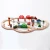 Import Wholesale wooden toys colorful Railway Track double-side wooden train track from China