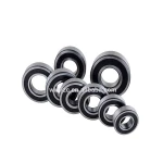 Wide inner ring ball bearing,with snap ring,double sealed rubber coated ball bearing