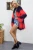 Import Winter Clothes With Stripe Black Red Fur Coat Jackets Women And Girls Faux Fur Coat from China