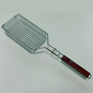 wire grill basket non-stick meatball grill basket