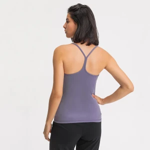 Women Breathable Gym Fitness Workout Base Layer Compression Fit Lightweight Running Workout Tank Top