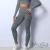 Import Women fitness leggings custom logo high waisted compression workout push up scrunch bum design seamless yoga pants from China