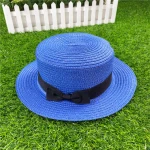 Womens straw hat Panama womens Beach Sun foldable fedora hat