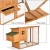 Import Wooden Chicken Coop Nest Box Hen House Poultry Cage Hutch with Ramp from China