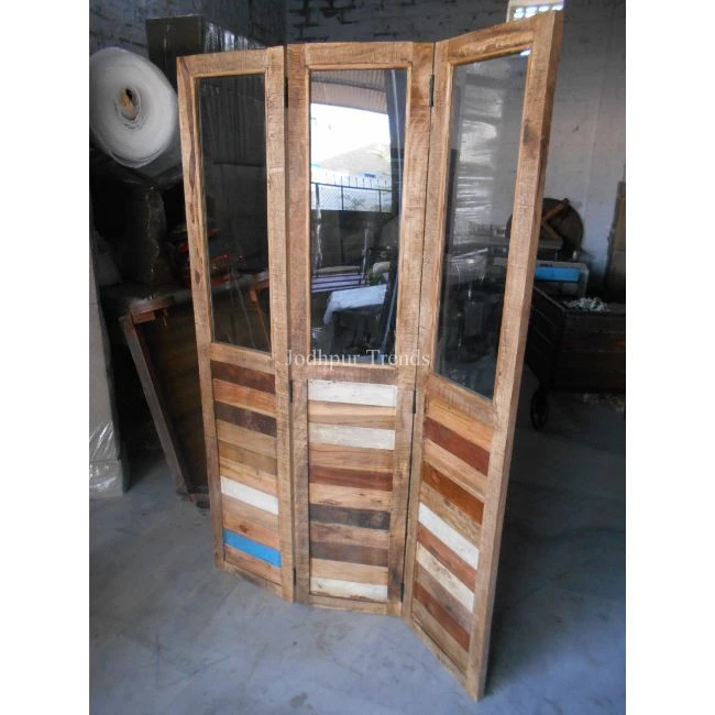 Wooden Decorative Screen India Folding Wrought Glass And Wood Room Divider