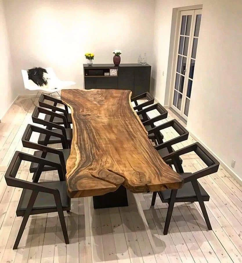 wooden dinning table set