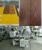 Wooden furniture WPC floor door frame line embossing machine