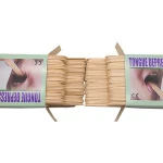 Wooden medical spatulas consumable