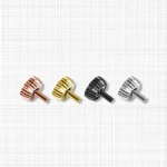 wrist watch parts Waterproof Polished Customized Special Batch Tooth Shape Watch Crown Parts