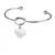 Import XUNBEI Titanium steel wire peach heart bracelet winding love knot charm couple bracelet from China